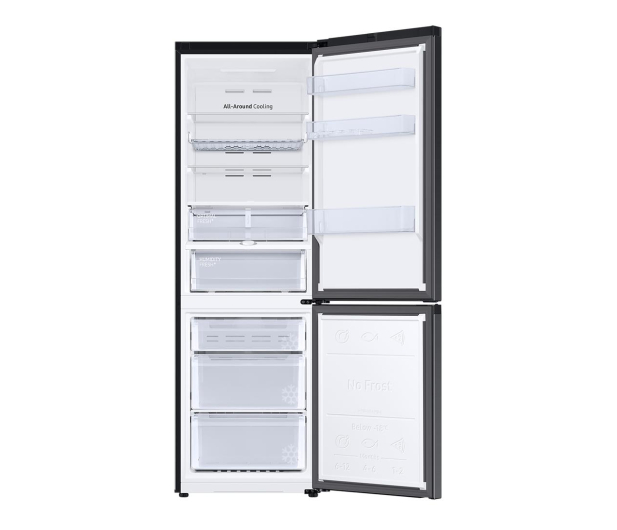 Lodówka Samsung RB34C675EBN EF No Frost 183,5cm Czarna Połysk Komora Zero AI 344L - 1217373 - zdjęcie 5